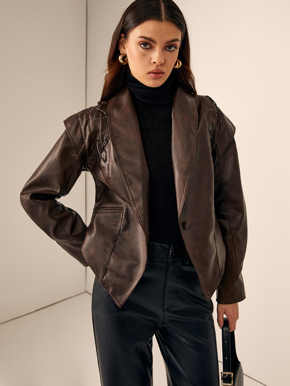 Viblans Leather Jacket