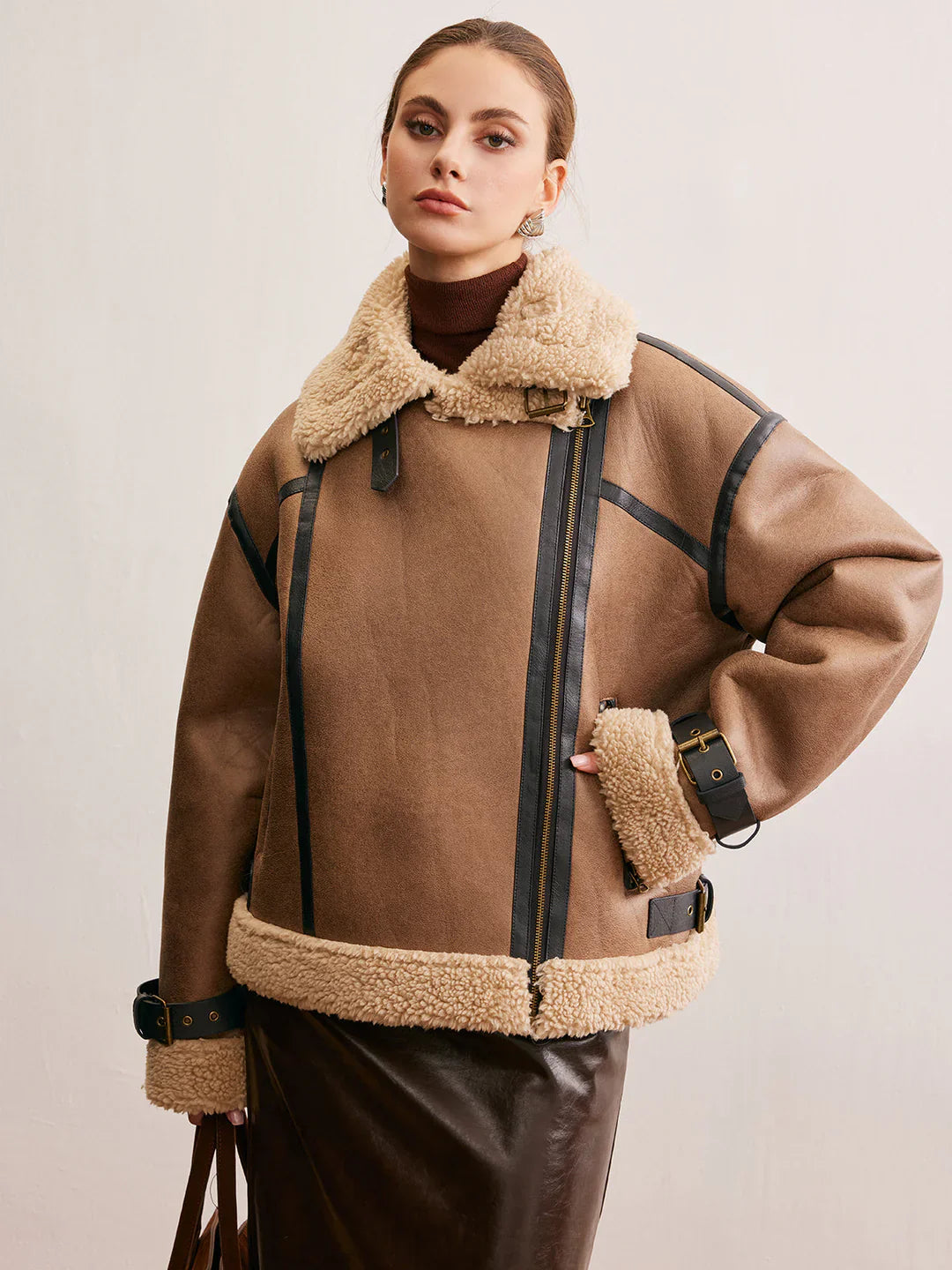 Seldar Faux Leather Jacket