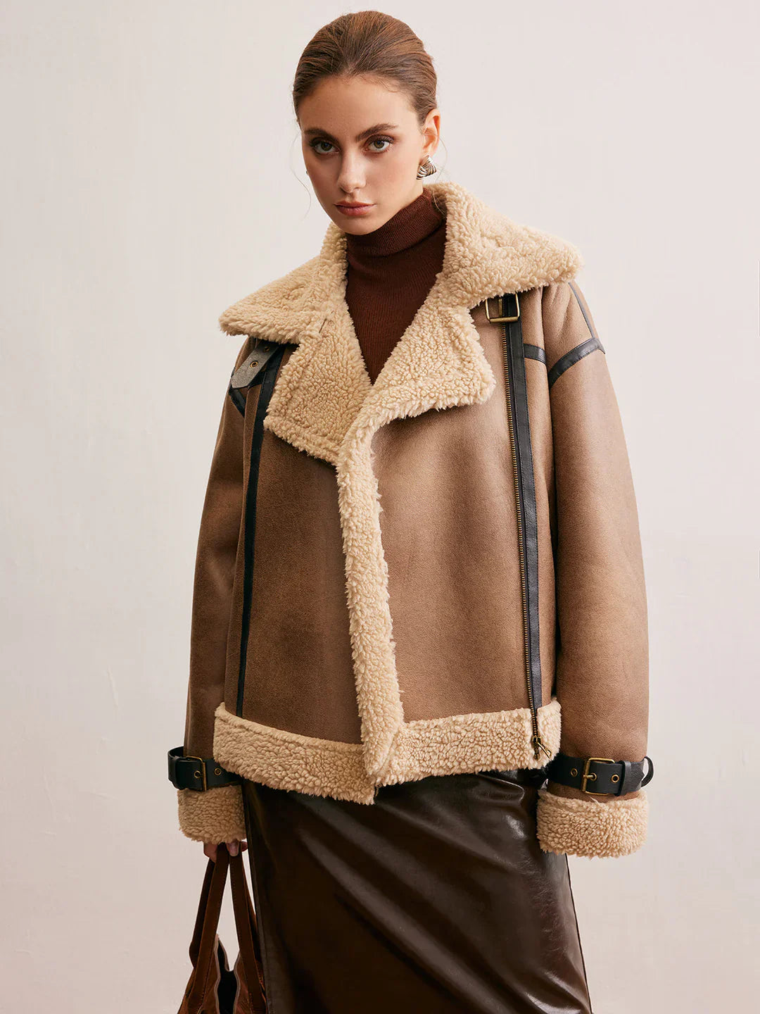 Seldar Faux Leather Jacket
