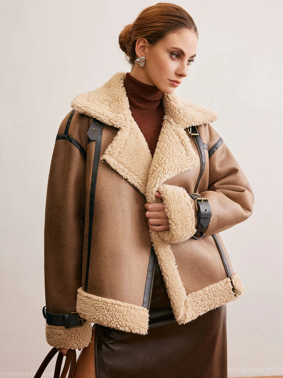 Seldar Faux Leather Jacket