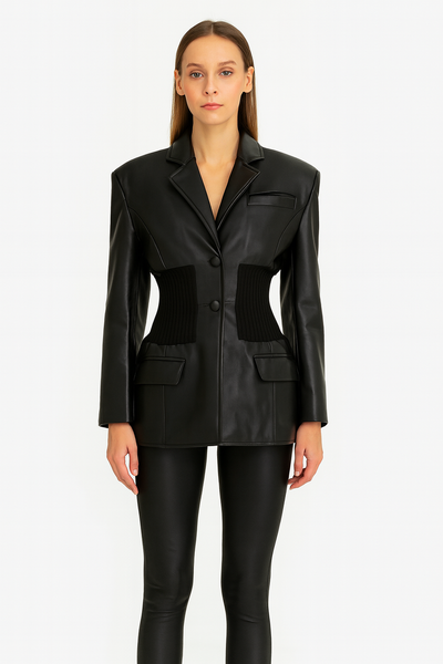 Giacca in pelle Lusad