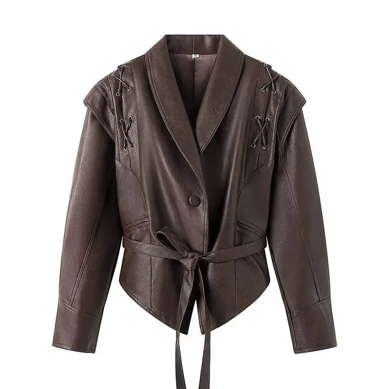 Viblans Leather Jacket