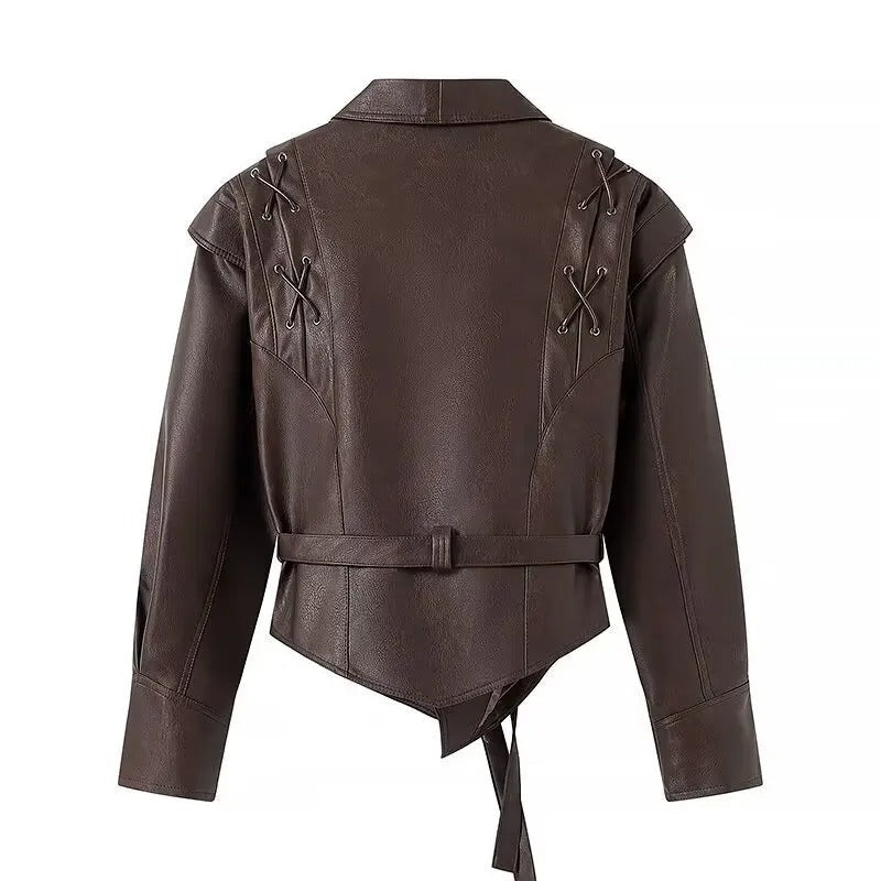 Viblans Leather Jacket