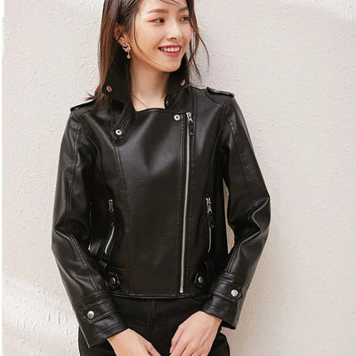 Sapphire Leather Jacket